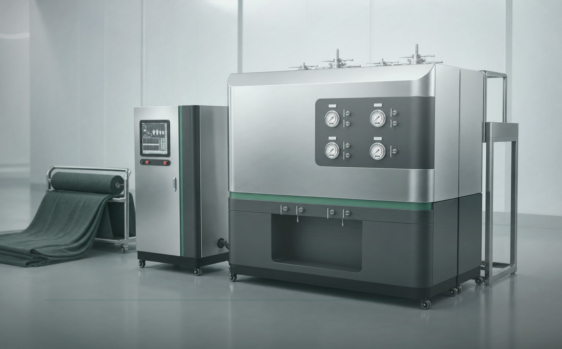 Supercritical CO2 waterless dyeing equipment